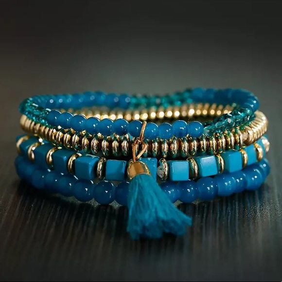Jewelry - Crystals Charm Vintage Bohemian Tassel Bracelet